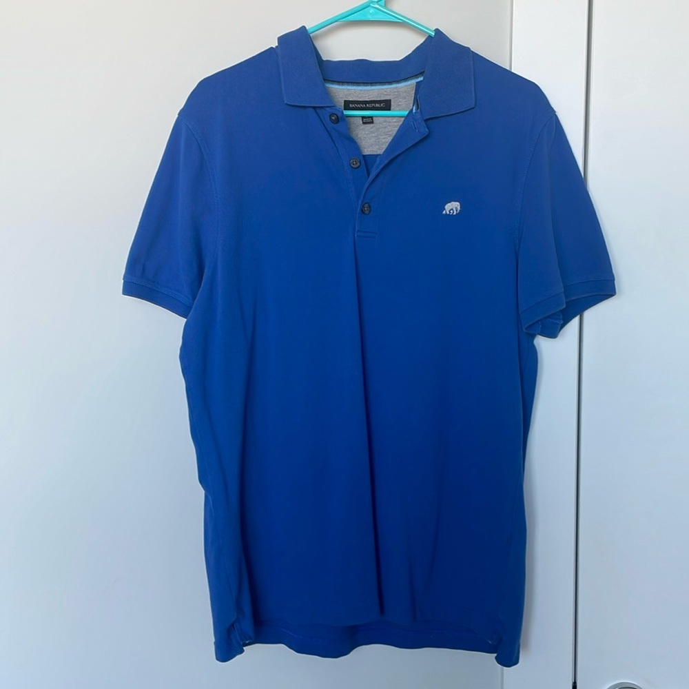 Men’s Banana Republic Polo Blue Size L